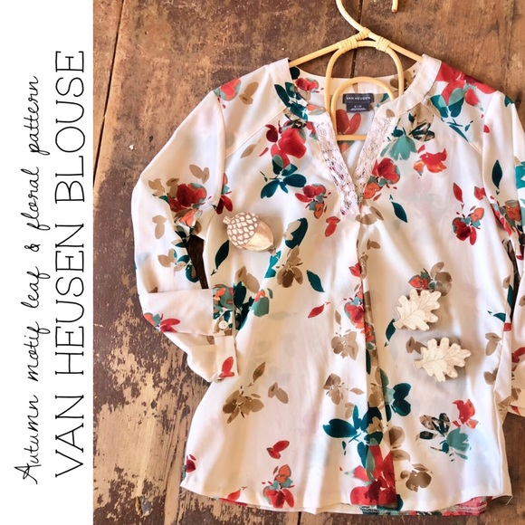 Floral Patterned Van Heusen Blouse - Picture 1 of 7